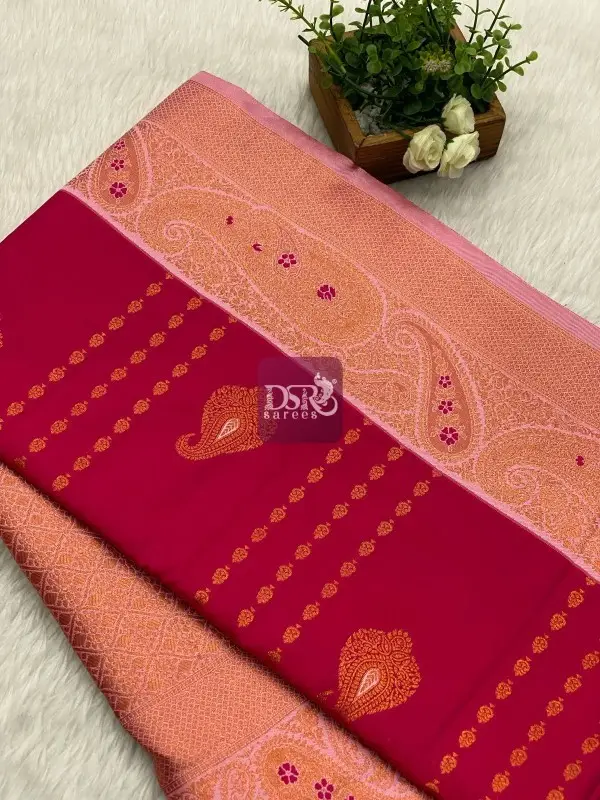 Premium Kanchi Korvai Border Saree
