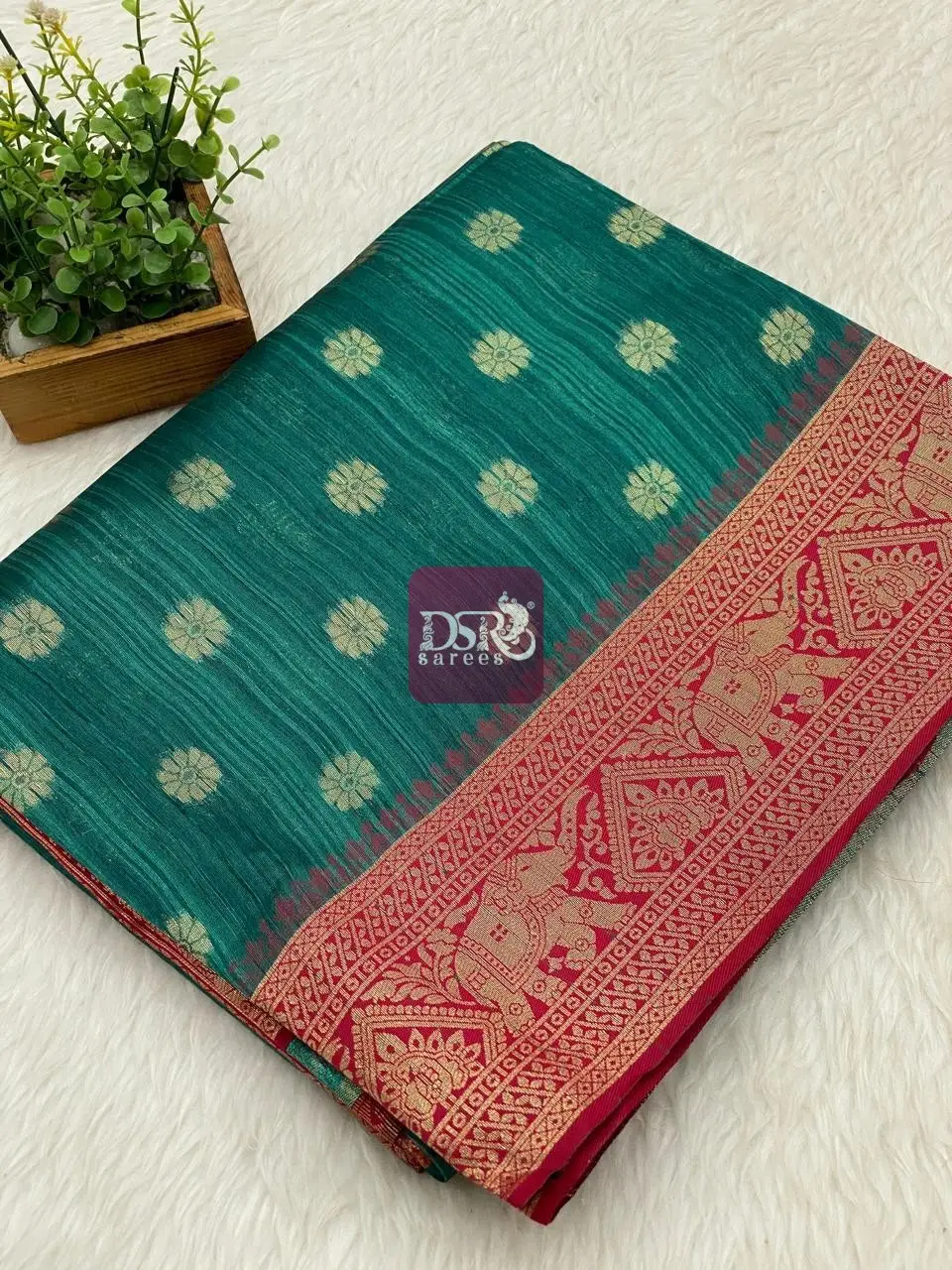 Munga Tussar Silk Sarees