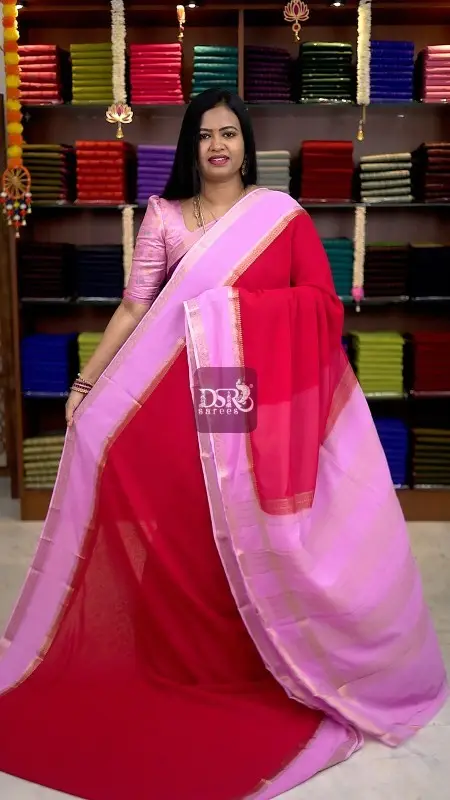 Mysore georgette Sarees - vol1