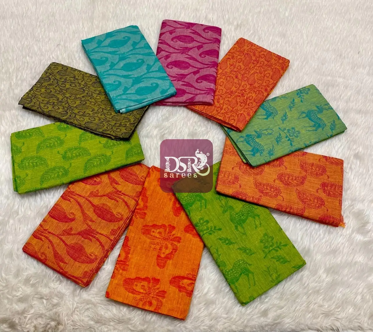 Jacquard Cotton Blouse Combo