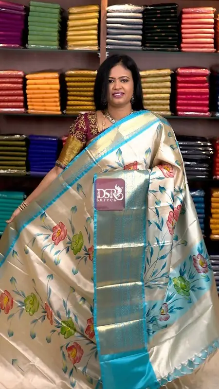 Printed Tissue Silk Sarees