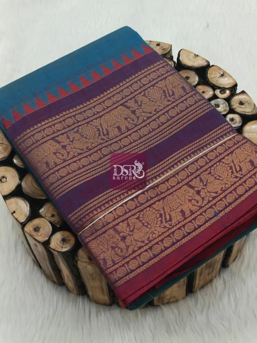 80's Count Chettinadu Sarees W/B