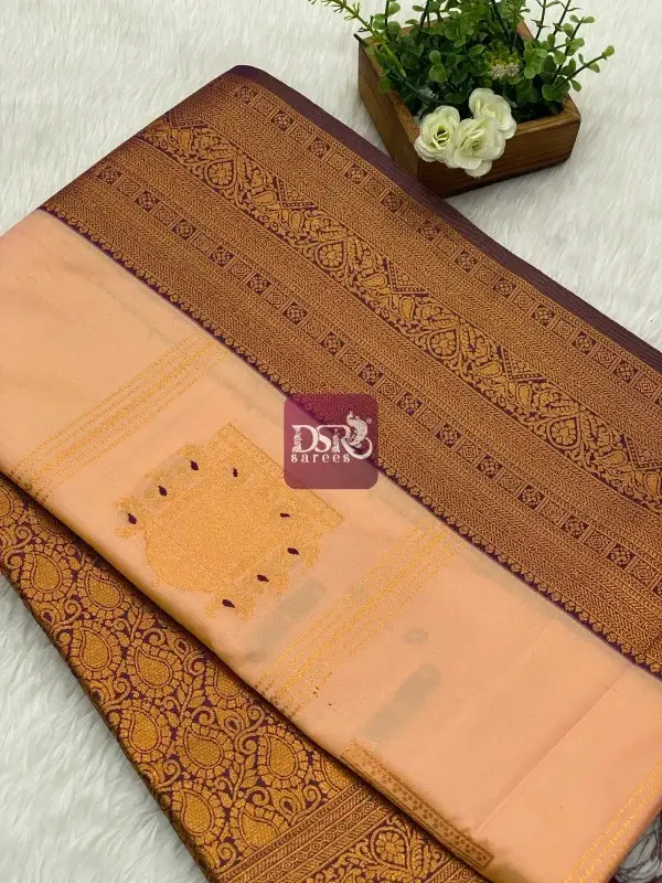 Premium Kanchi Korvai Border Saree