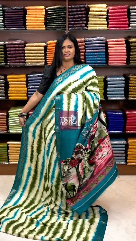 Viscose Shibori Sarees