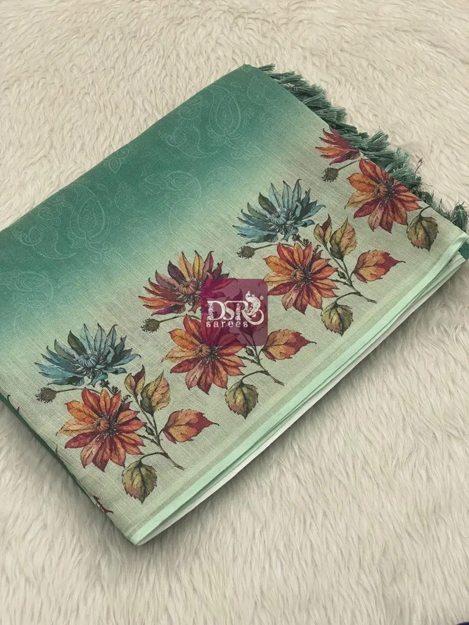 Linen Khadhi Tissue Sarees