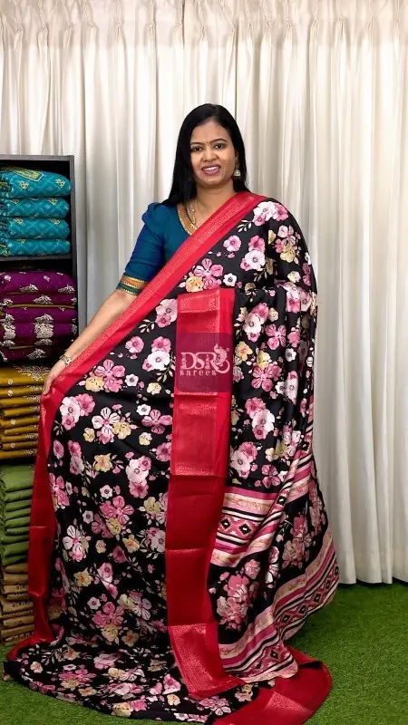 Viscose Chiffon Saree - vol6
