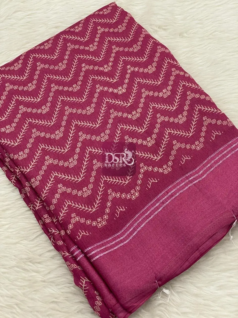 Viscose Chiffon Saree - vol7