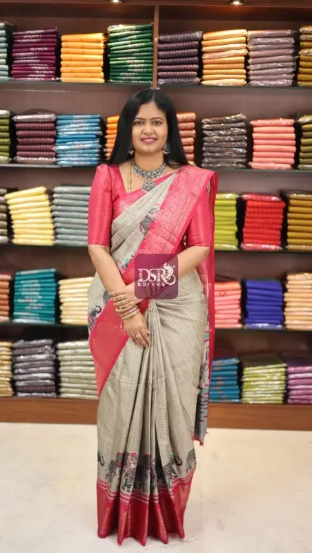 Kalamkari Dola Saree