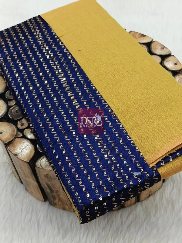Tissue Saree With Designer Blouse