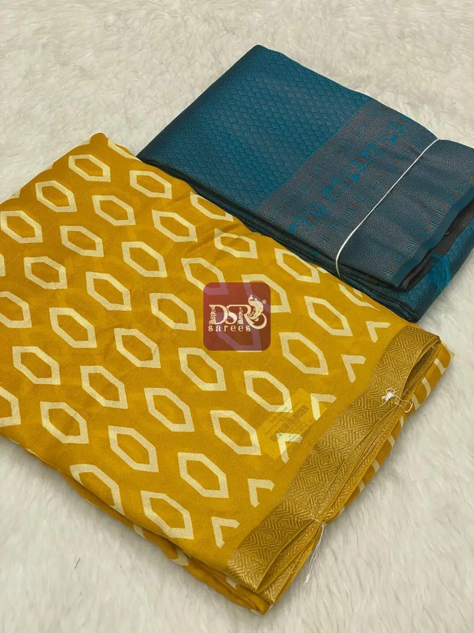 Viscose Chiffon Sarees + Free Saree