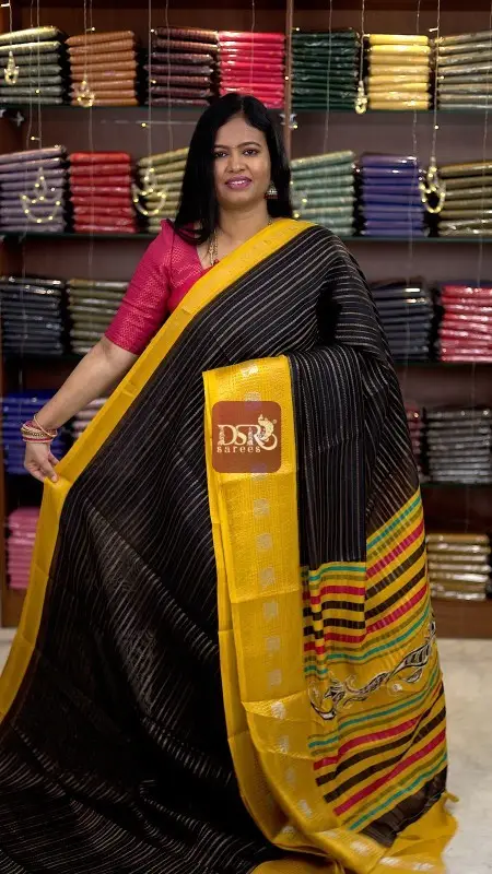 Semi Viscose Crepe Silk Saree