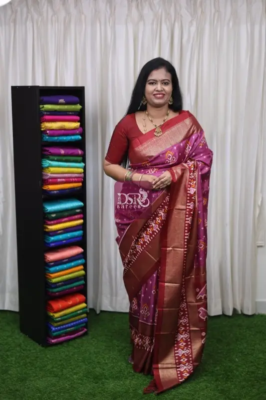 Patola Foil Printed Sarees