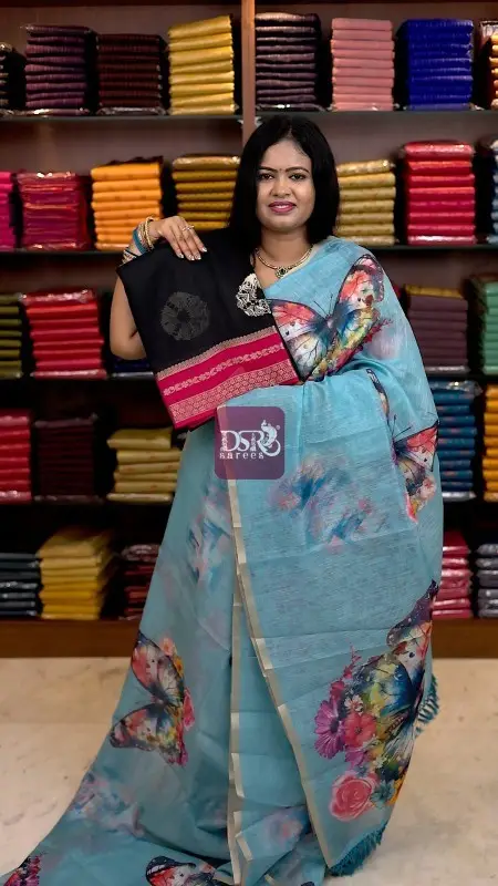 Chiffon Viscose Sarees - vol1