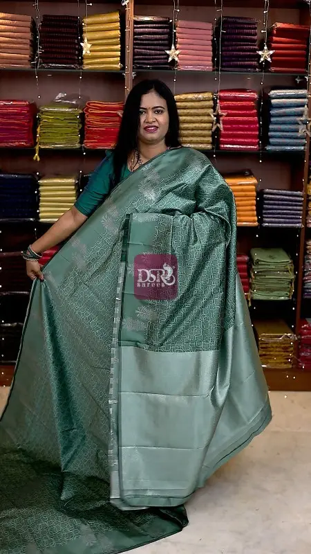 Silver Zari Soft Silk Sarees - vol1