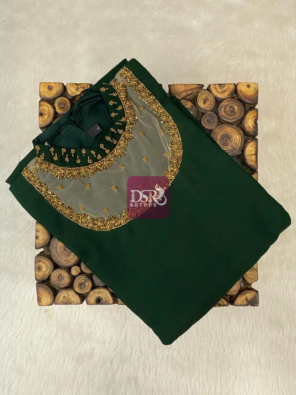 Jewel Neck Georgette Kurtis