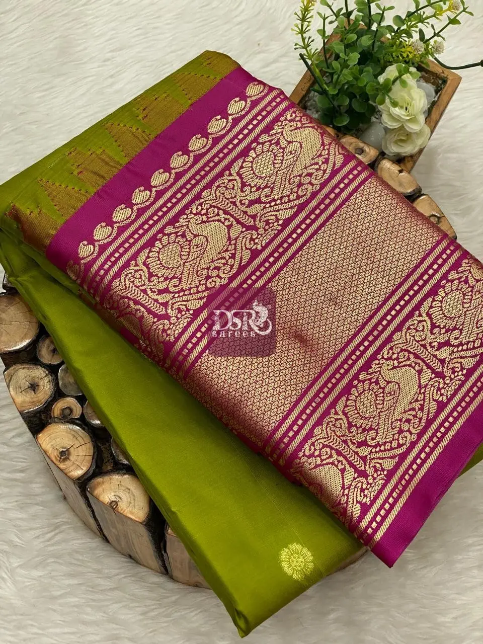 Semi Gadwal Border Sarees - Vol 1