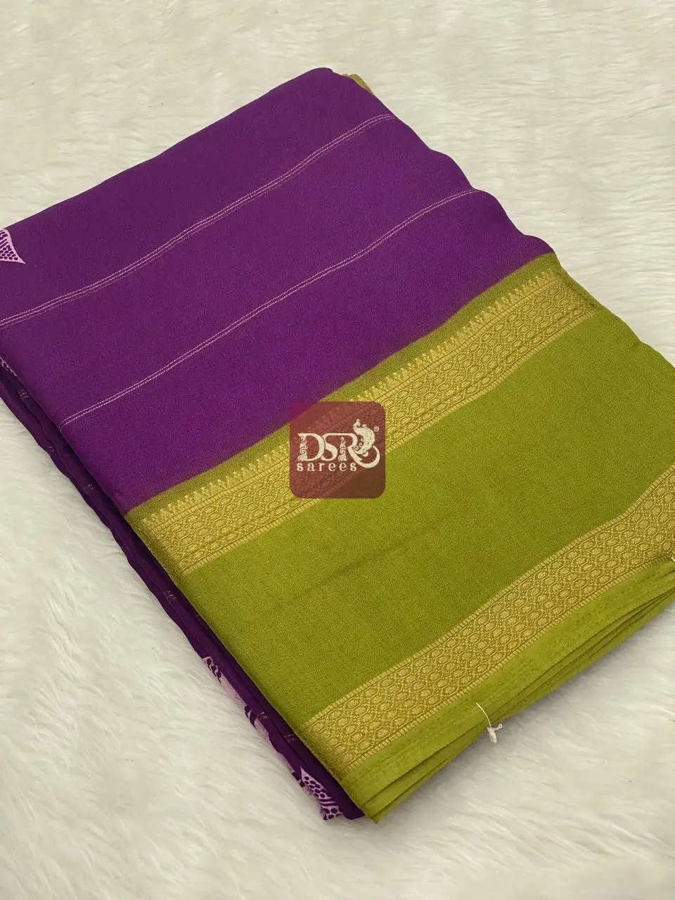 Viscose Chiffon Saree - vol9