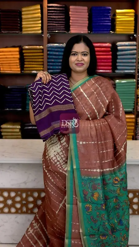 Viscose Chiffon Sarees + Free Saree
