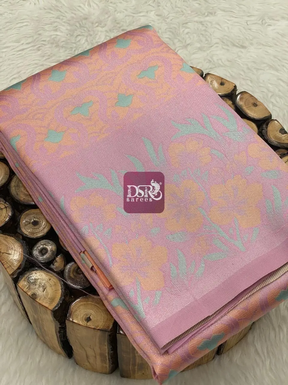 Silver Tissue Semi Silk Sarees