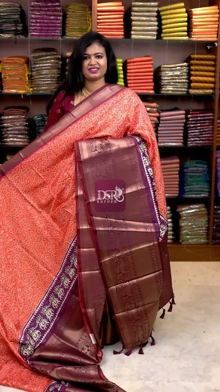 Kalamkari bridal saree