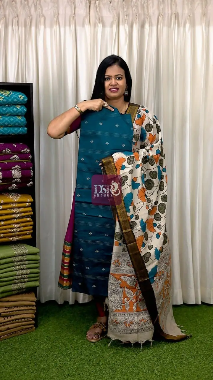 2 Pc Semi Dupion Salwar Suits