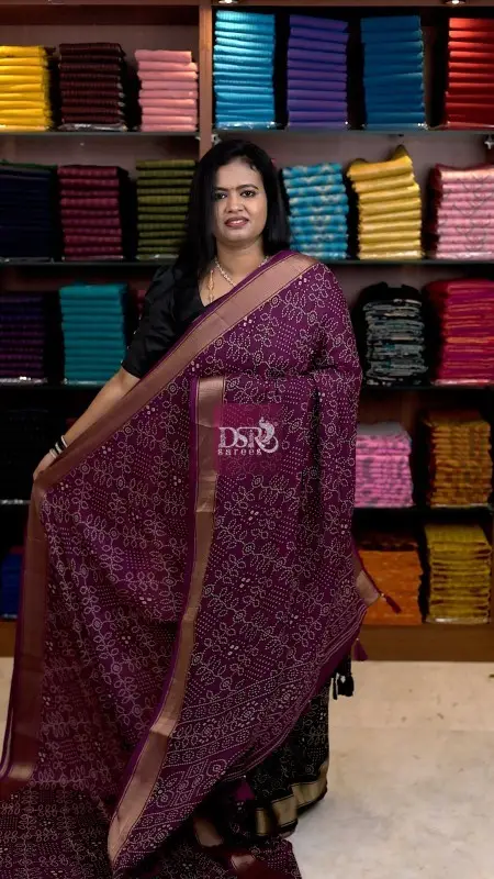 Viscose Chiffon Saree - vol6