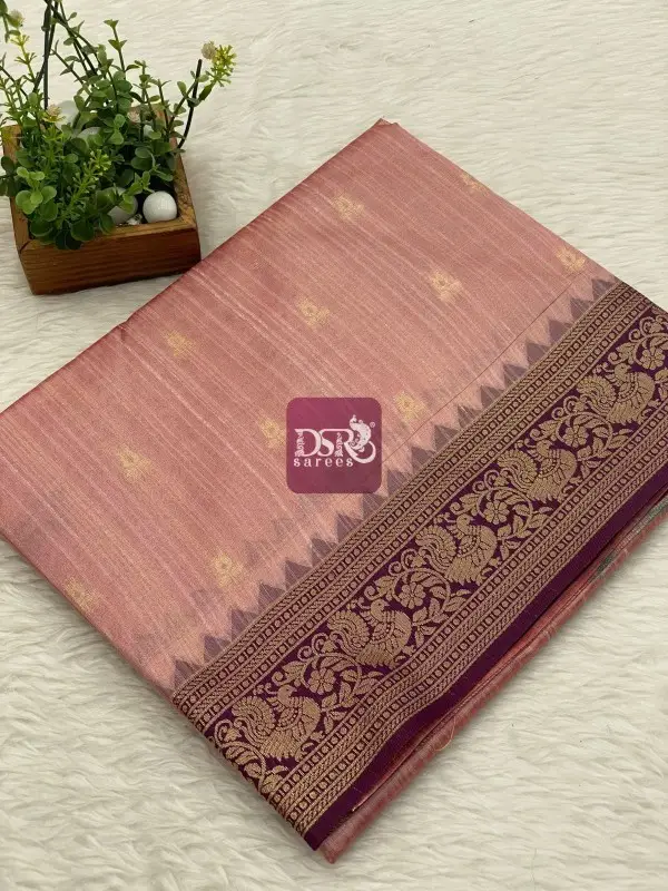 Munga Tussar Silk Sarees