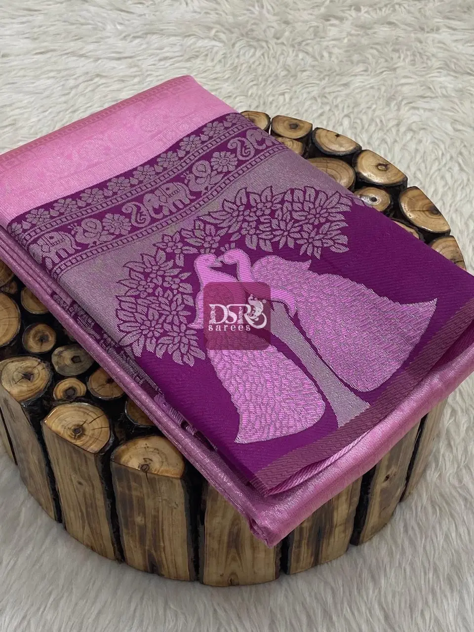 Silver Kanchi Viscose Sarees