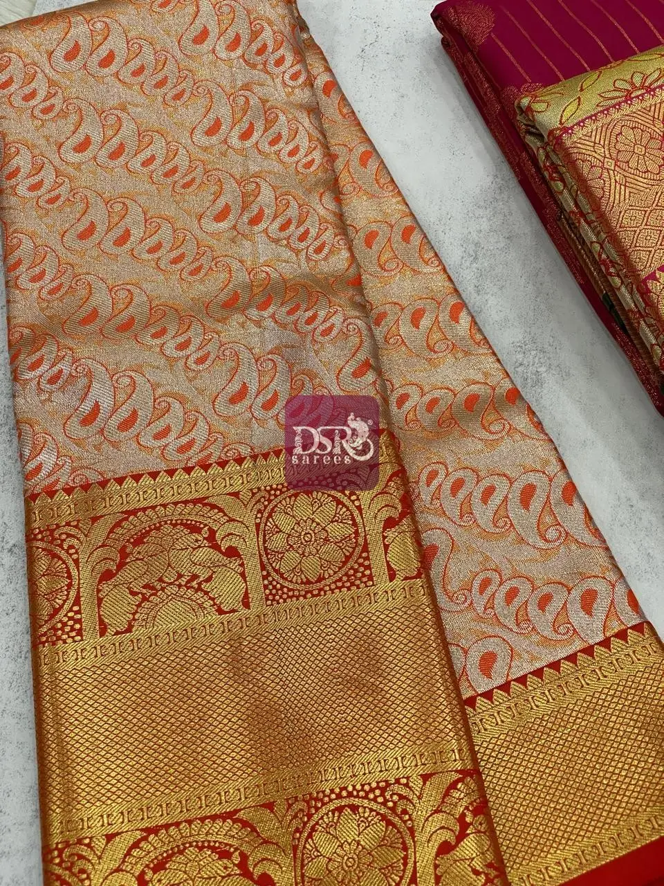 Semi Bridal Silk Sarees