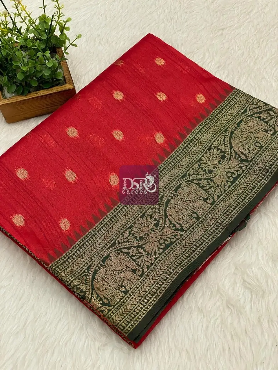 Munga Tussar Silk Sarees