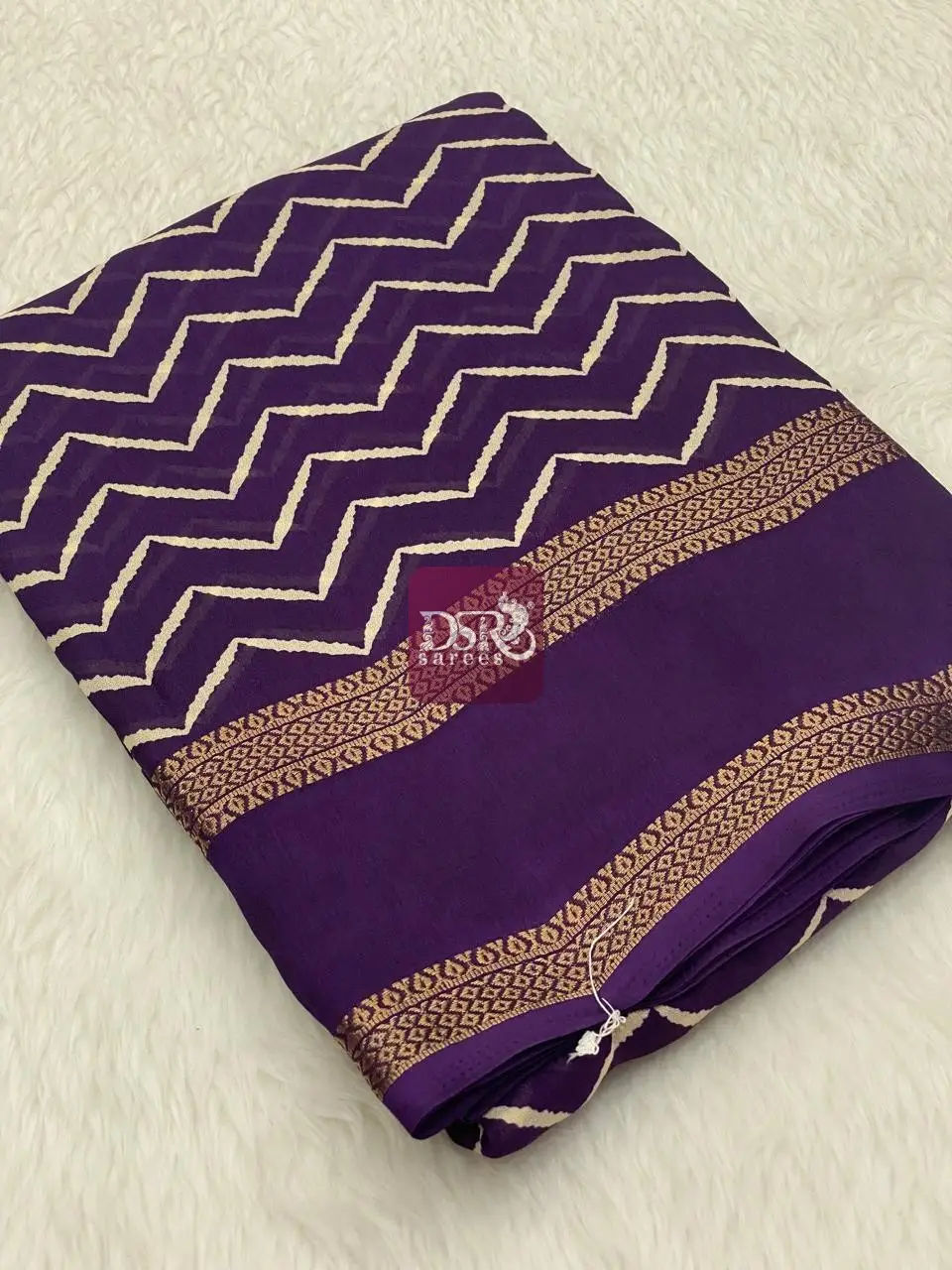 Viscose Chiffon Saree - vol9