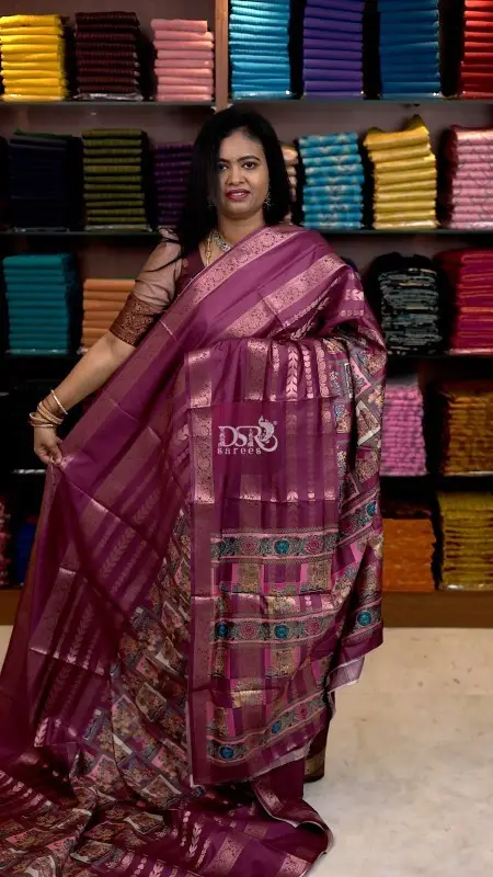Digital Print Dola Crepe Saree