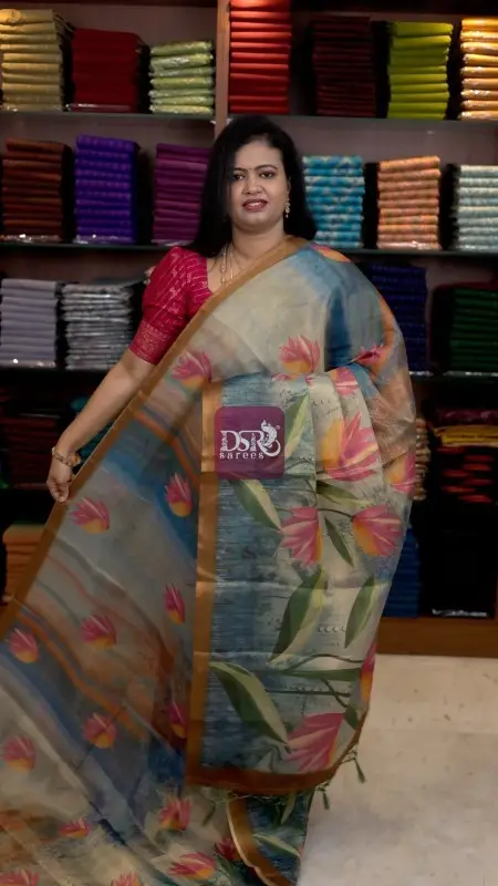 Semi Linen Cotton Tissue