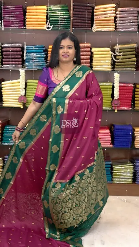 Mysore Crepe Silk Saree