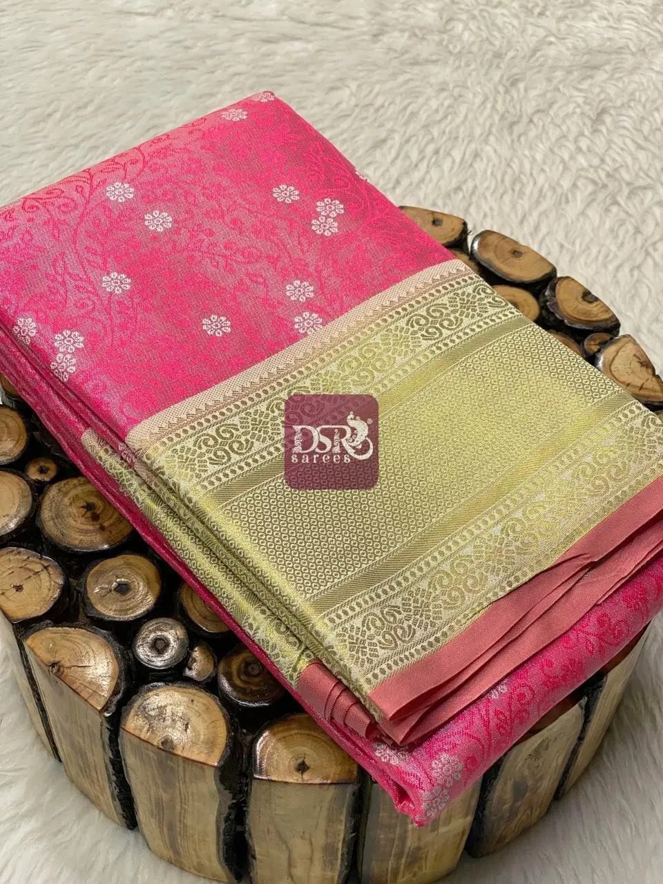 Meena Kari Tissue Bridal Sarees