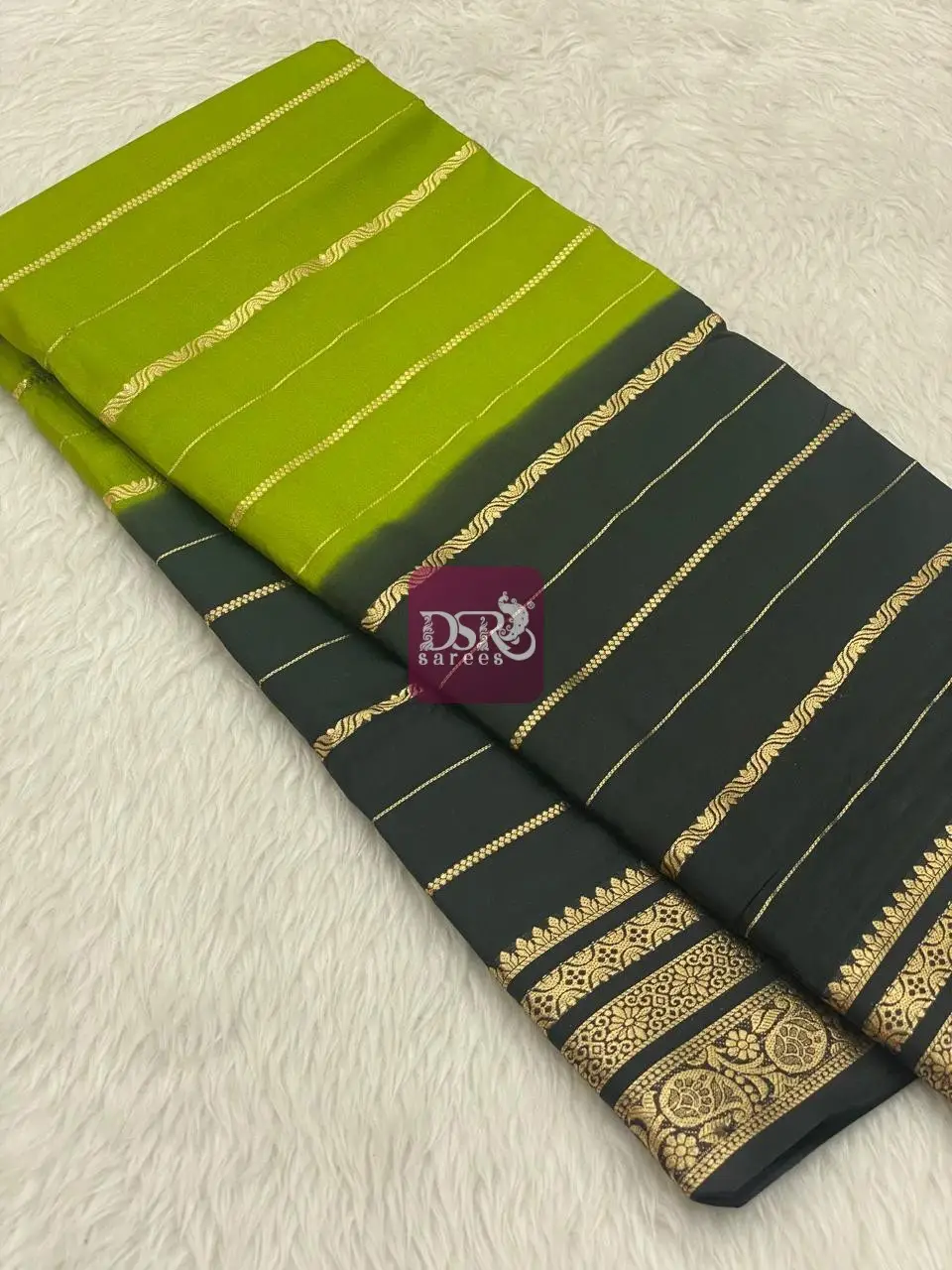 Viscose Crepe Silk Sarees