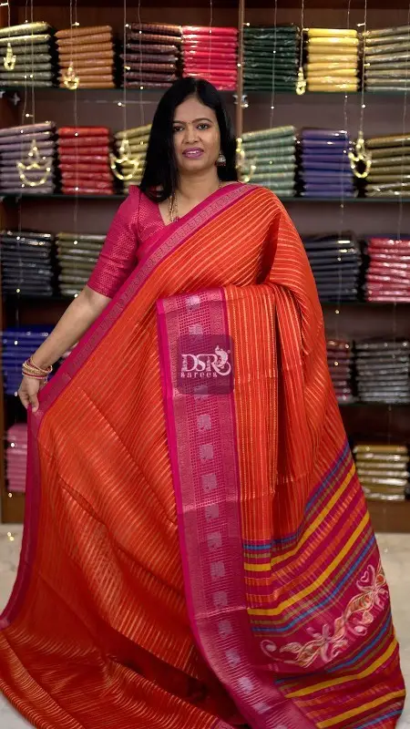 Semi Viscose Crepe Silk Saree