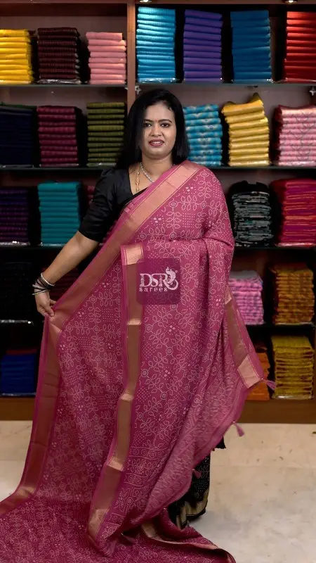 Viscose Chiffon Saree - vol6