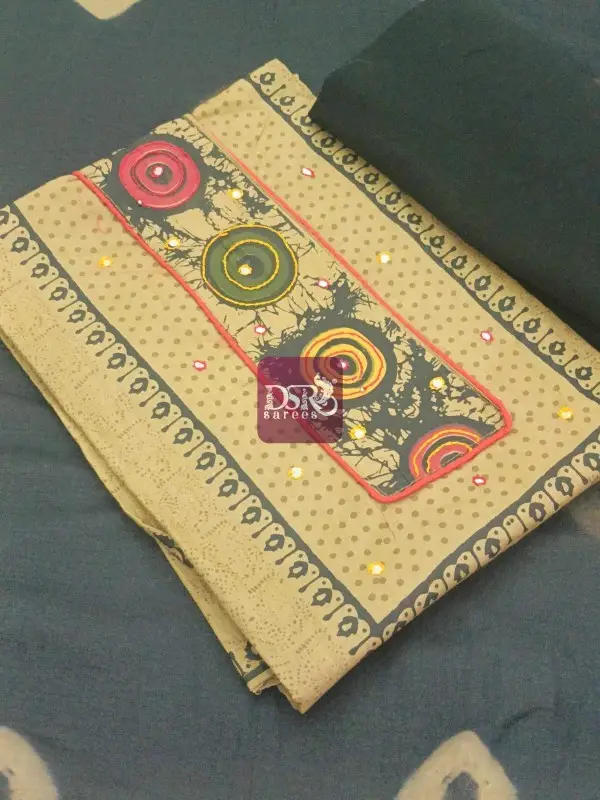 Unstitched Kalamkari Cotton Salwar