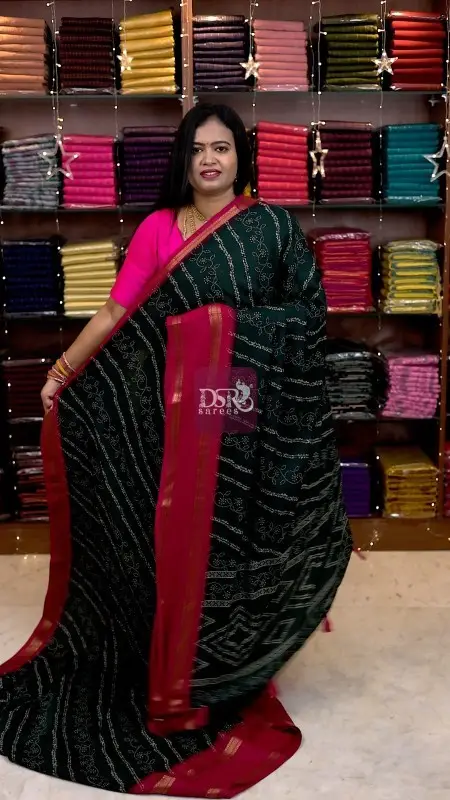Viscose Chiffon Sarees - vol1