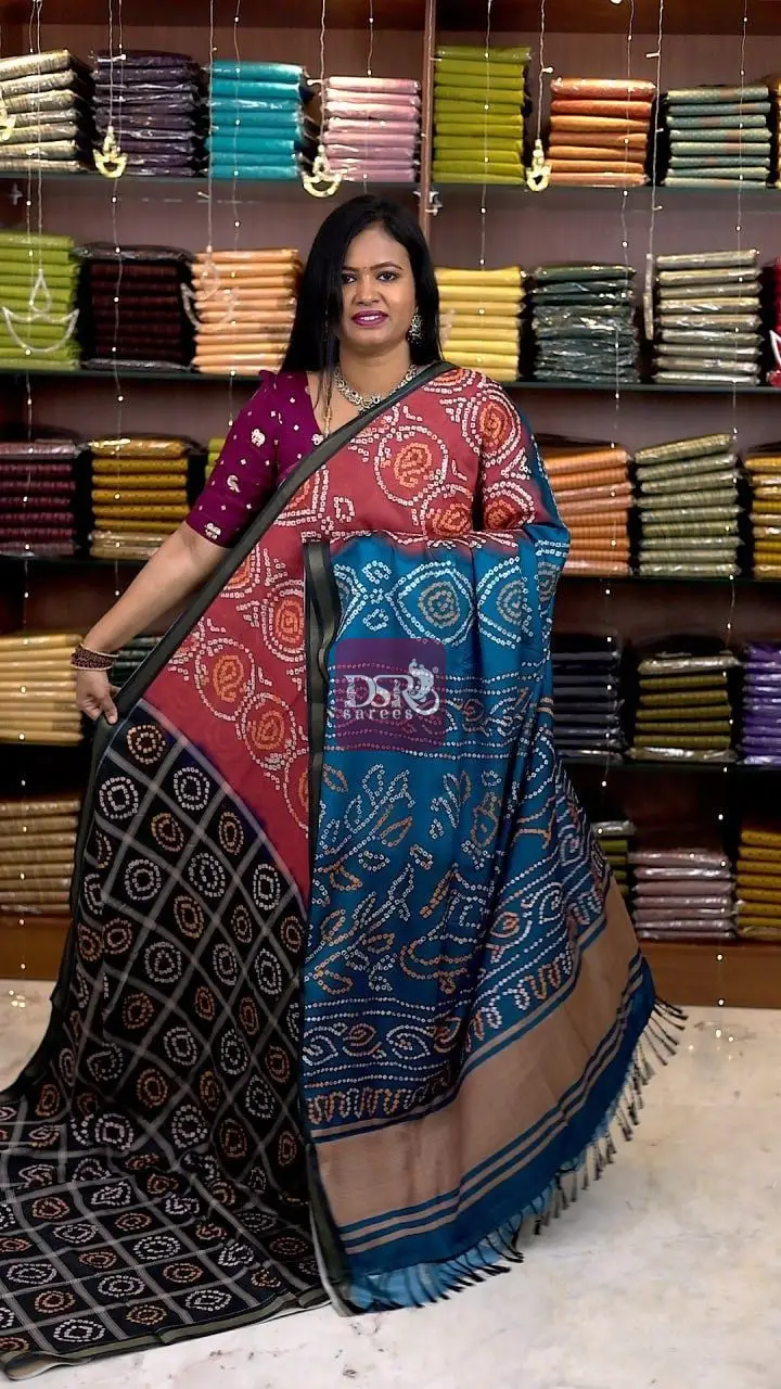Bhandhini Linen Saree