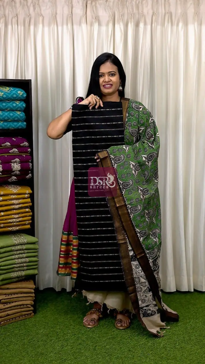 2 Pc Semi Dupion Salwar Suits