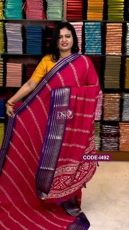 Viscose Chiffon Sarees -vol1