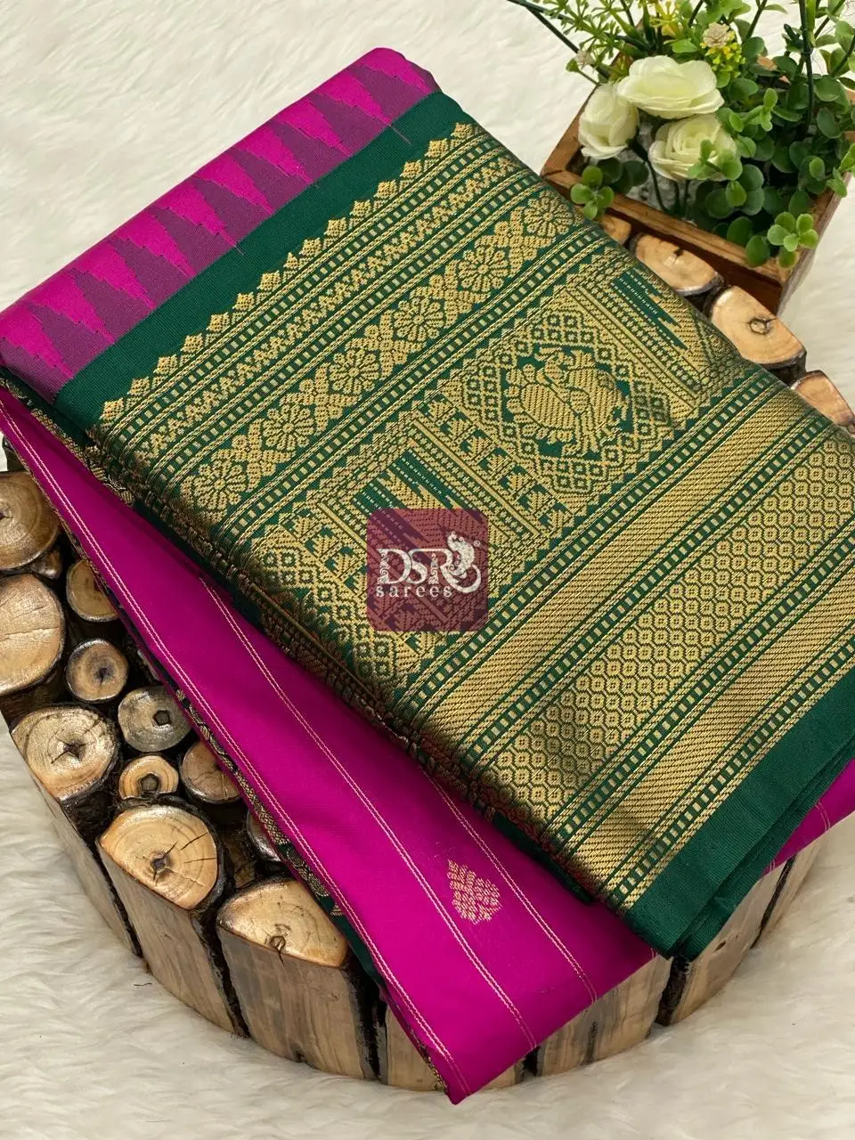 Premium Gadwal Semi Pattu Sarees
