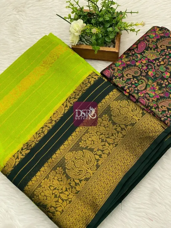 Viscose Crape Silk Saree