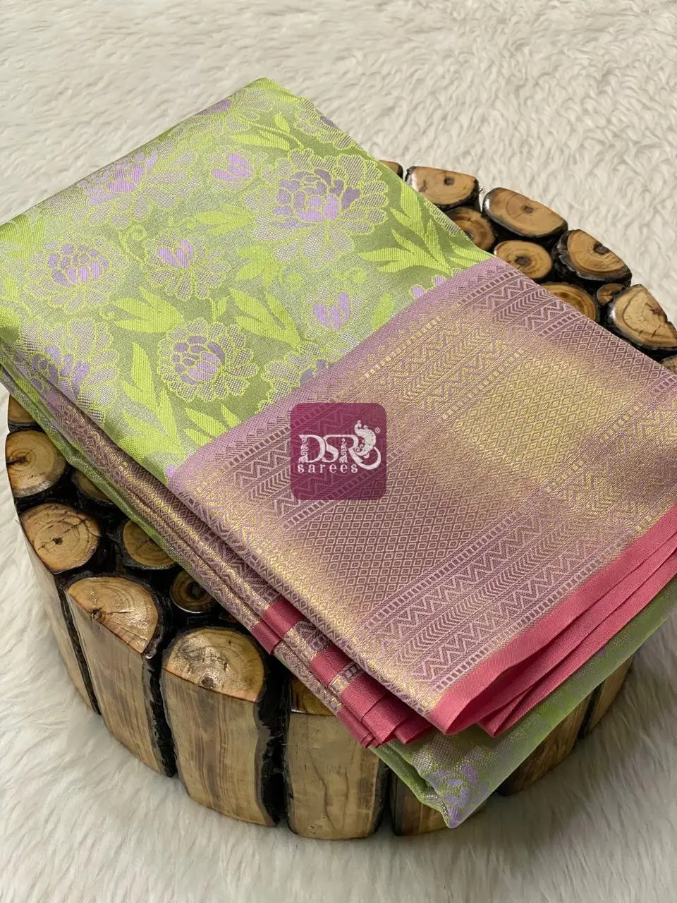 Meena Kari Tissue Bridal Sarees