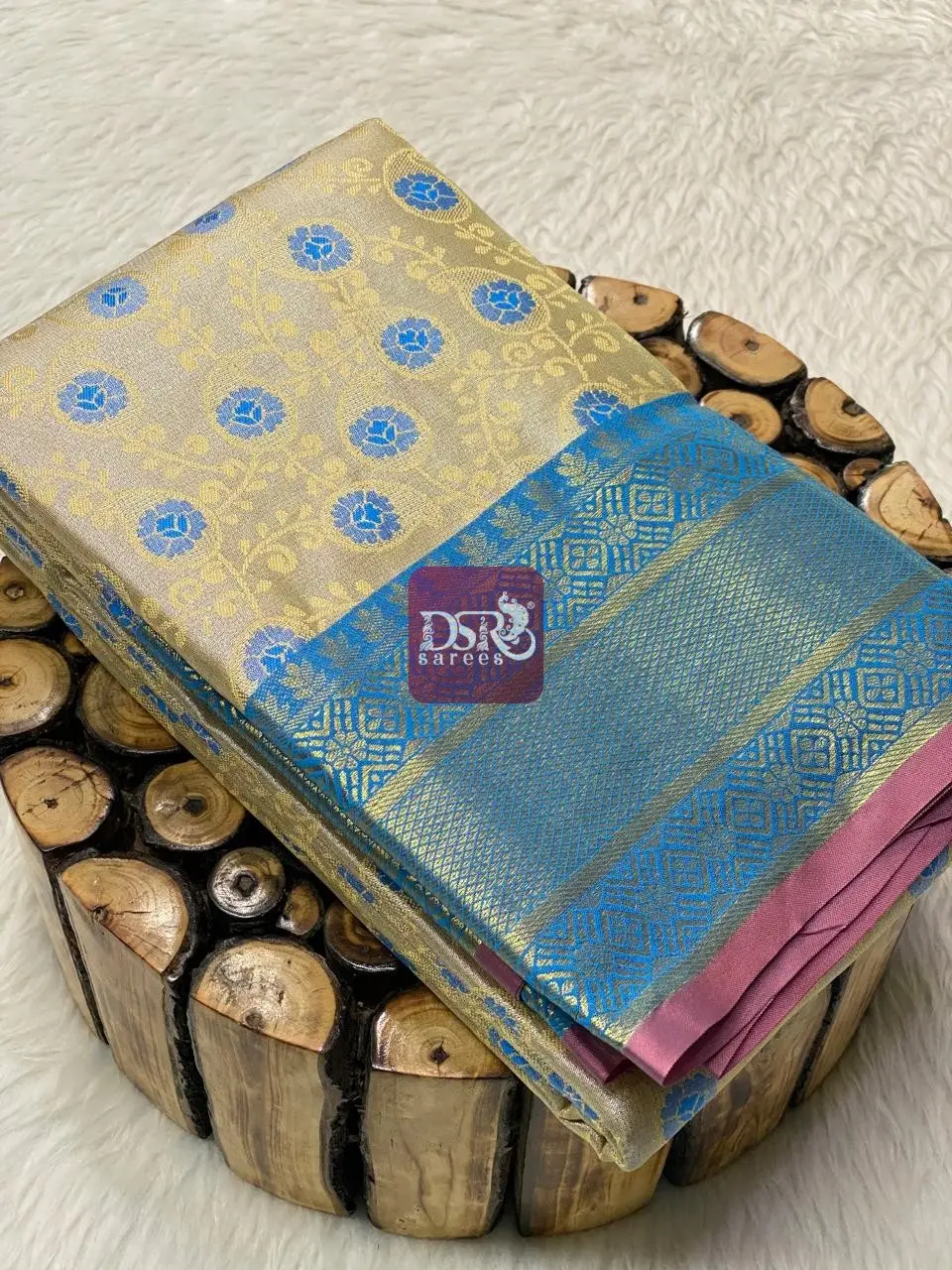 Meena Kari Tissue Bridal Sarees