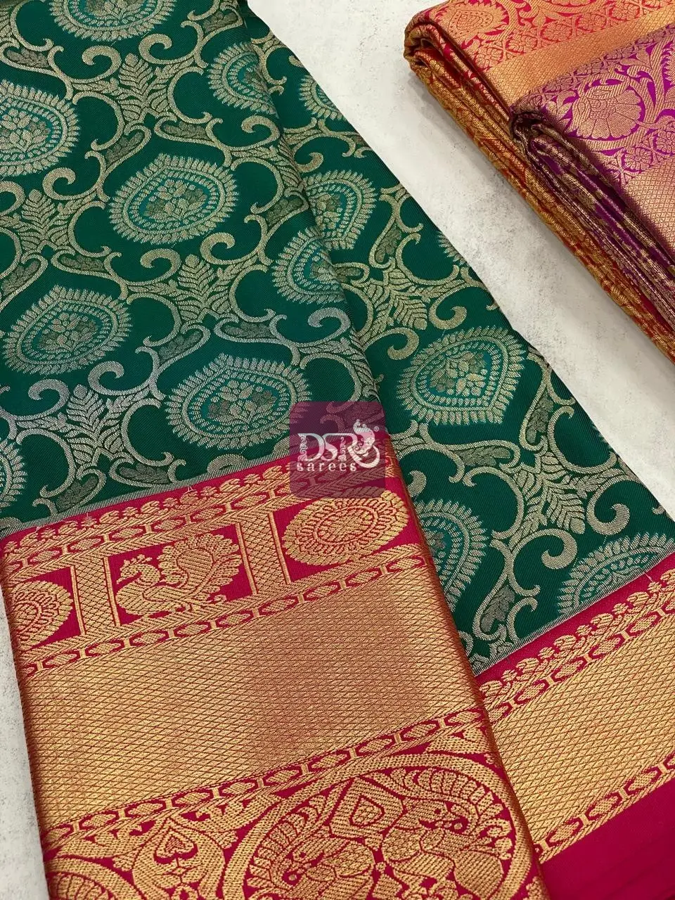 Semi Bridal Silk Sarees
