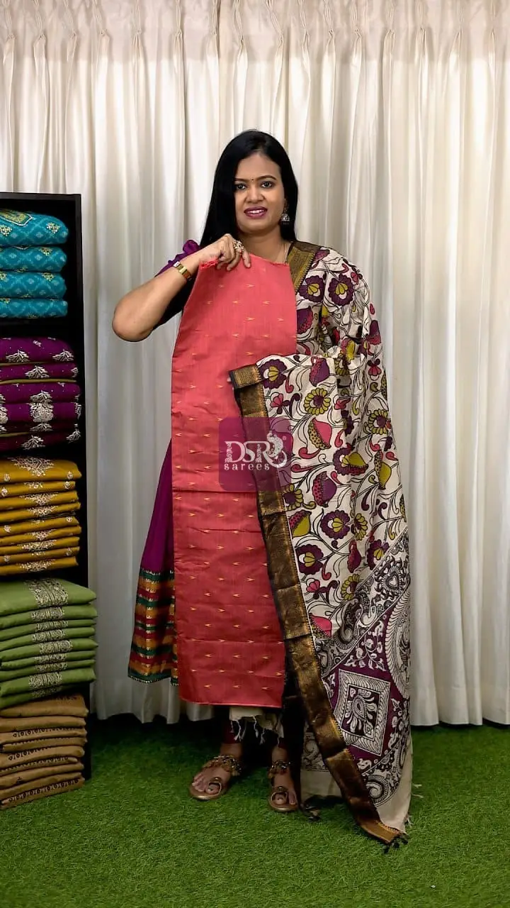 2 Pc Semi Dupion Salwar Suits