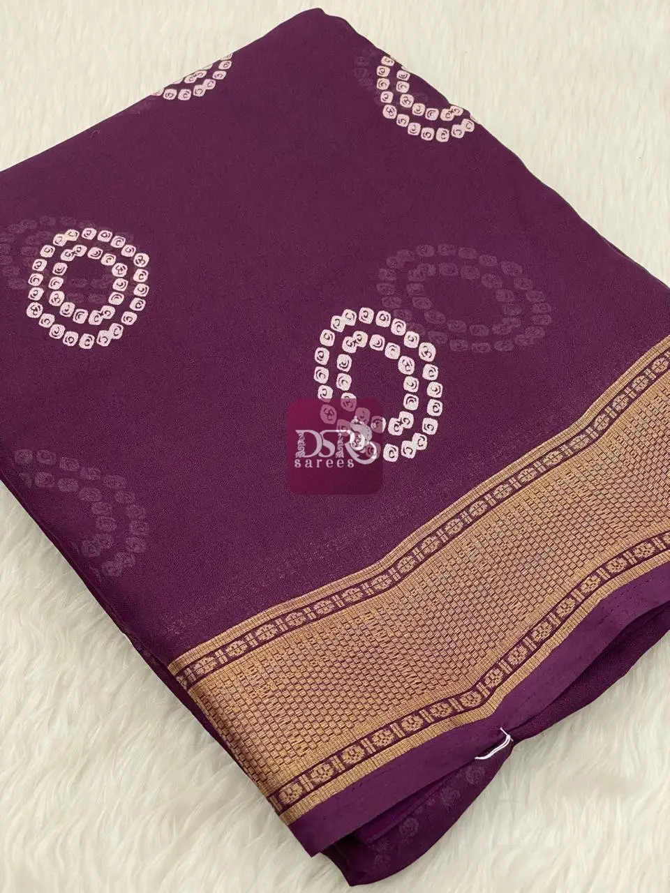 Viscose Chiffon Sarees - vol1